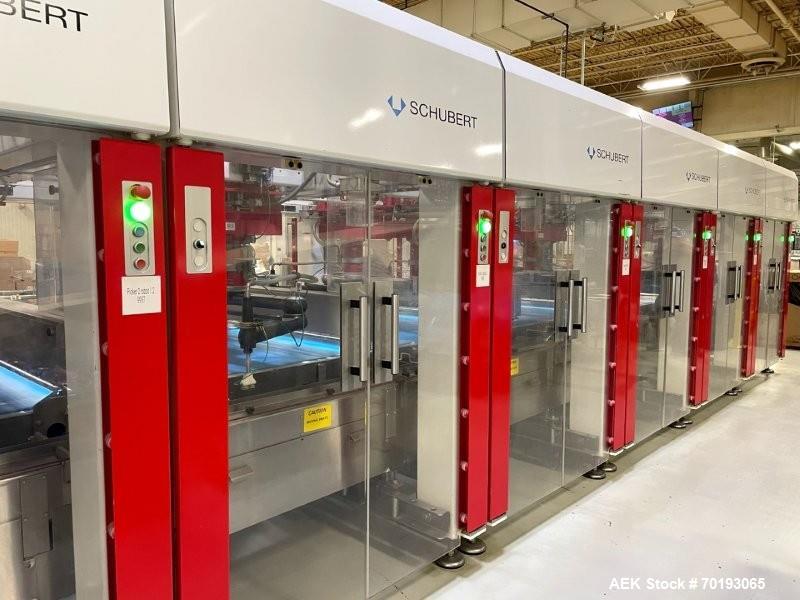 Fuji FW3400 Alpha VI Wrapping & Schubert TLM Robotic Cartoning Line – Bars, Cookies, Confectionery (Used)