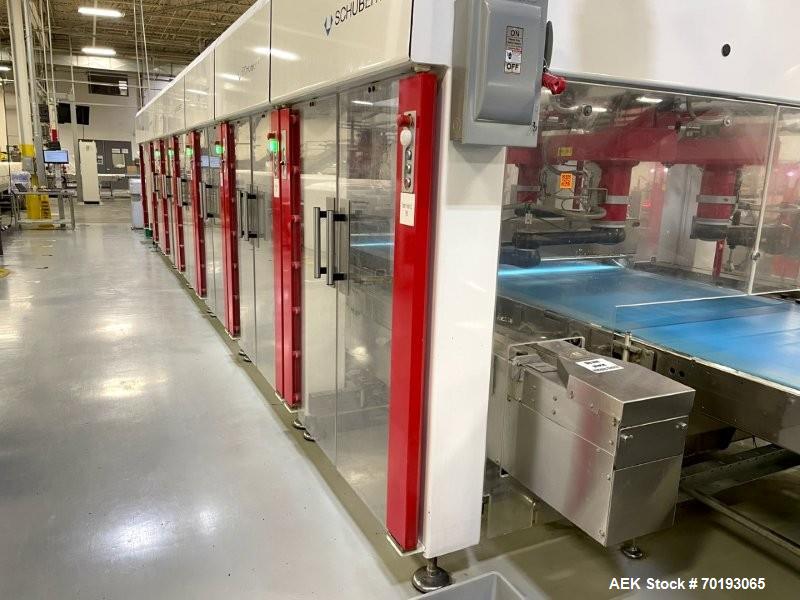 Fuji FW3400 Alpha VI Wrapping & Schubert TLM Robotic Cartoning Line – Bars, Cookies, Confectionery (Used)