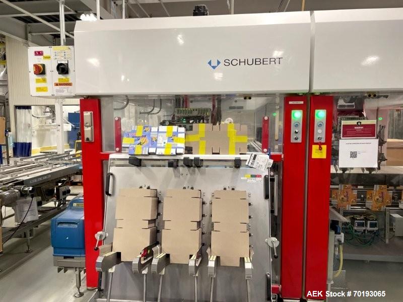 Fuji FW3400 Alpha VI Wrapping & Schubert TLM Robotic Cartoning Line – Bars, Cookies, Confectionery (Used)