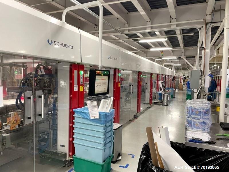 Fuji FW3400 Alpha VI Wrapping & Schubert TLM Robotic Cartoning Line – Bars, Cookies, Confectionery (Used)