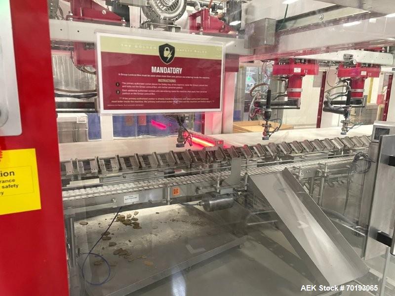 Fuji FW3400 Alpha VI Wrapping & Schubert TLM Robotic Cartoning Line – Bars, Cookies, Confectionery (Used)