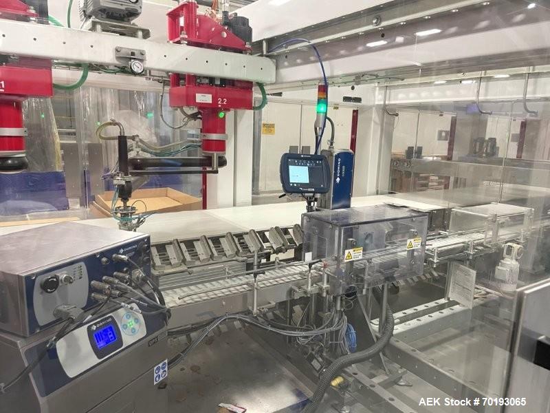 Fuji FW3400 Alpha VI Wrapping & Schubert TLM Robotic Cartoning Line – Bars, Cookies, Confectionery (Used)