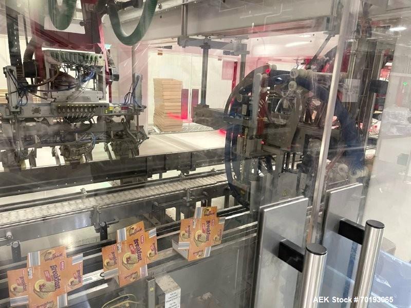 Fuji FW3400 Alpha VI Wrapping & Schubert TLM Robotic Cartoning Line – Bars, Cookies, Confectionery (Used)