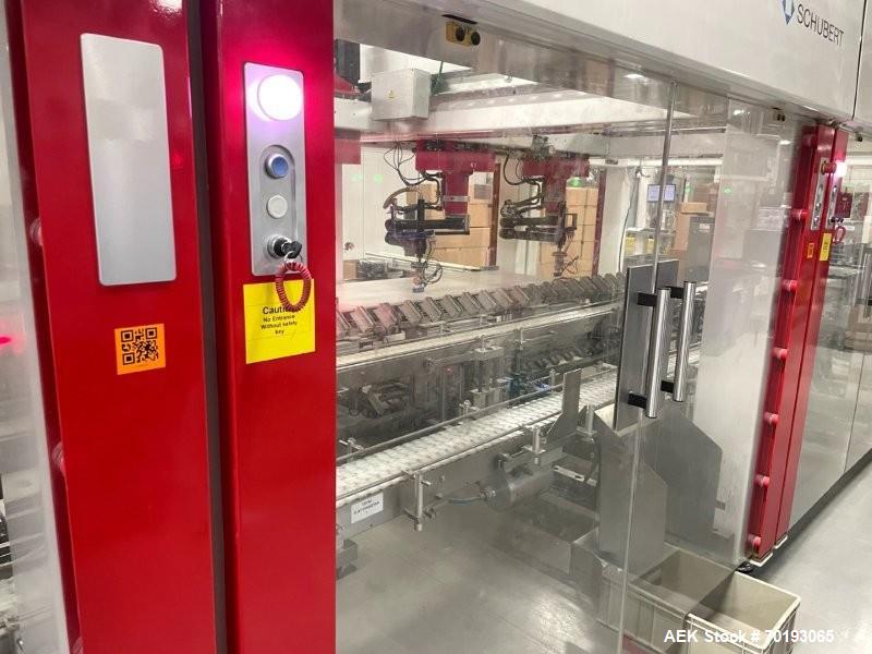 Fuji FW3400 Alpha VI Wrapping & Schubert TLM Robotic Cartoning Line – Bars, Cookies, Confectionery (Used)