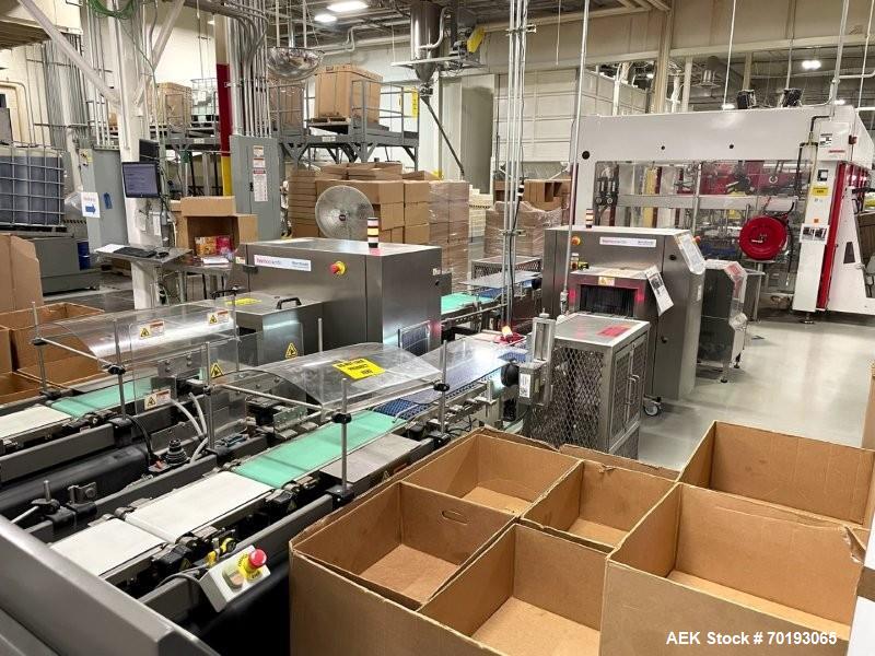 Fuji FW3400 Alpha VI Wrapping & Schubert TLM Robotic Cartoning Line – Bars, Cookies, Confectionery (Used)