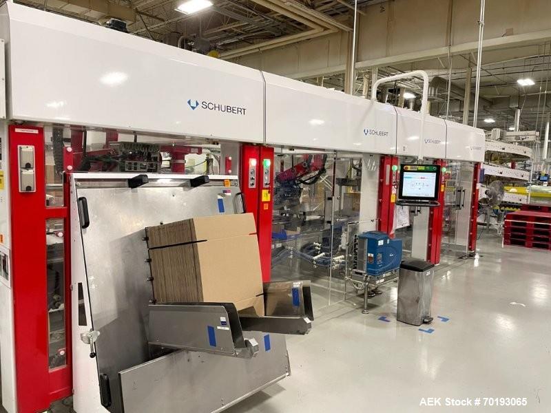 Fuji FW3400 Alpha VI Wrapping & Schubert TLM Robotic Cartoning Line – Bars, Cookies, Confectionery (Used)