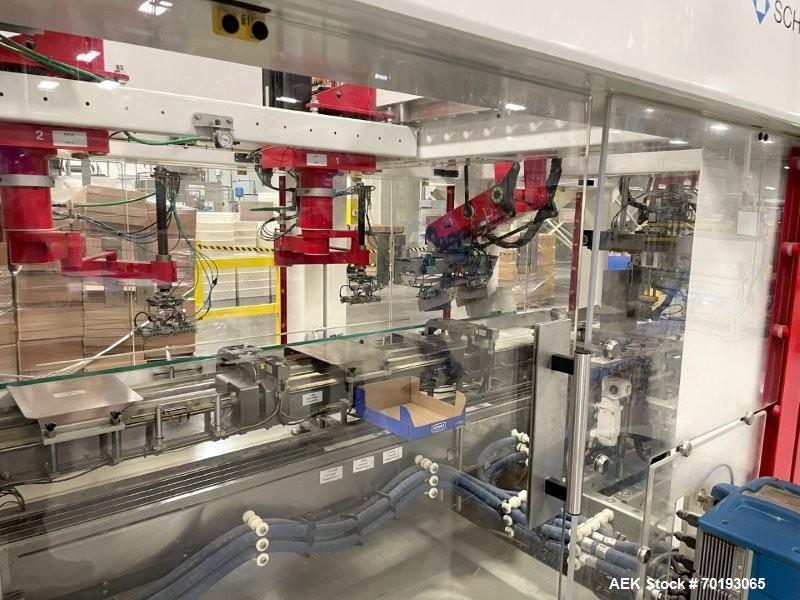 Fuji FW3400 Alpha VI Wrapping & Schubert TLM Robotic Cartoning Line – Bars, Cookies, Confectionery (Used)