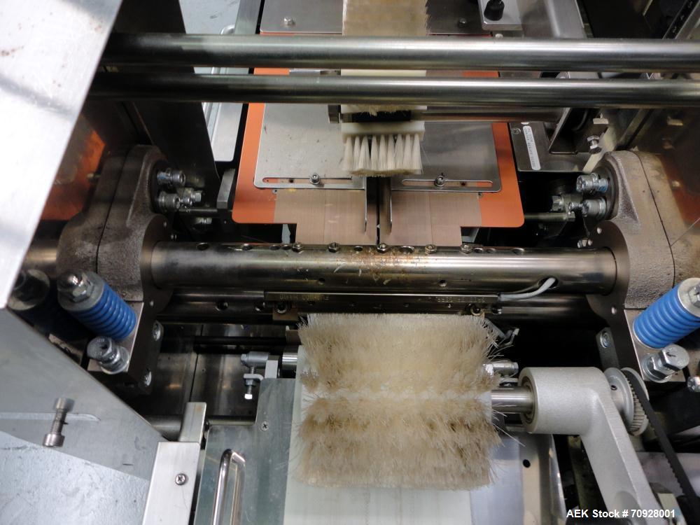 Used Fuji Model FW3400 Alpha VI Horizontal Wrapper. Built 6/2007. Capable of speeds from 10-300 packages per minute and is now configured 1-up. Product size range: length 1.5" - 17.5", width up to 14...
