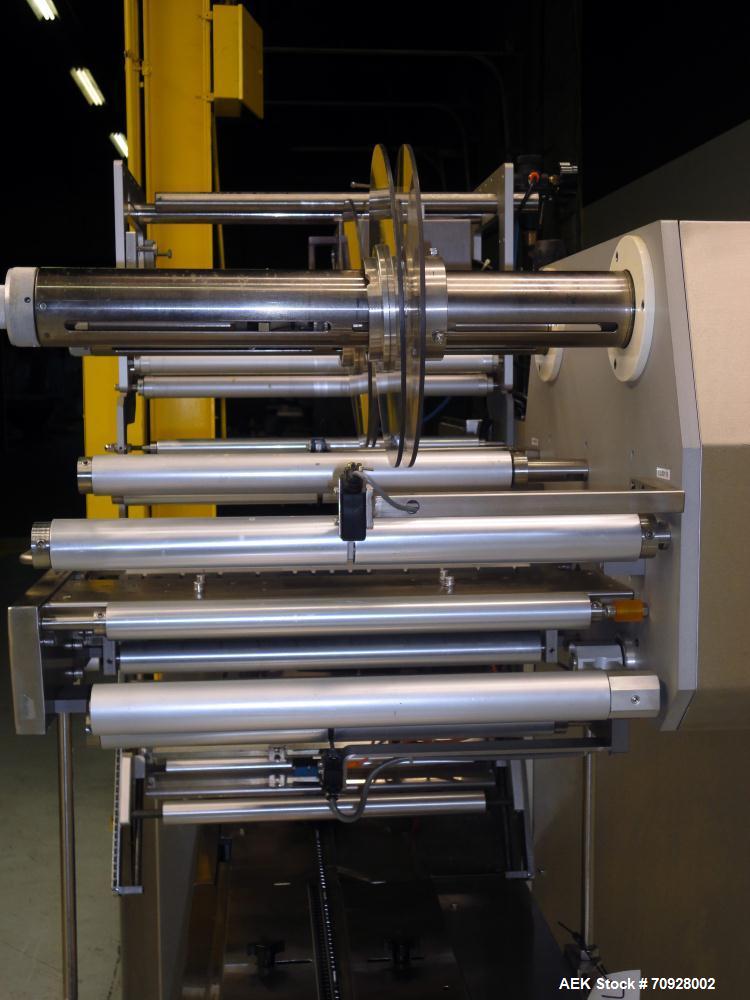 Used Fuji Model FW3400 Alpha VI Horizontal Wrapper. Built 3/2005. Is capable of speeds from 10-300 packages per minute and is now configured 1-up. Product size range: length 1.5" - 17.5", width up to...
