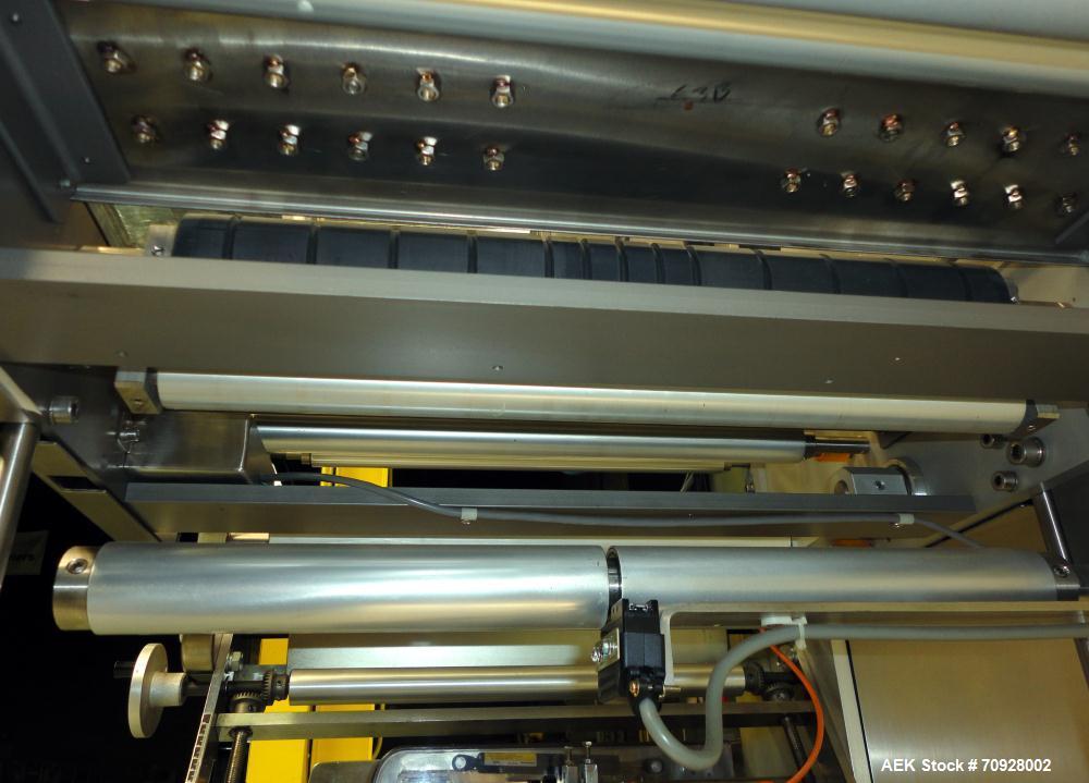 Used Fuji Model FW3400 Alpha VI Horizontal Wrapper. Built 3/2005. Is capable of speeds from 10-300 packages per minute and is now configured 1-up. Product size range: length 1.5" - 17.5", width up to...