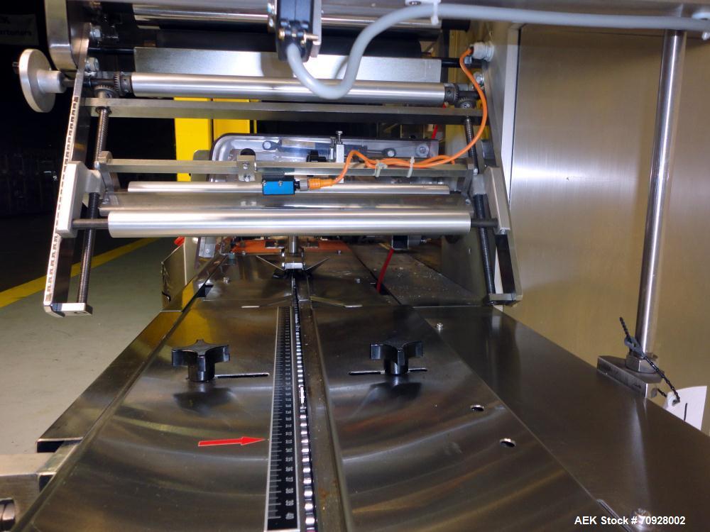 Used Fuji Model FW3400 Alpha VI Horizontal Wrapper. Built 3/2005. Is capable of speeds from 10-300 packages per minute and is now configured 1-up. Product size range: length 1.5" - 17.5", width up to...
