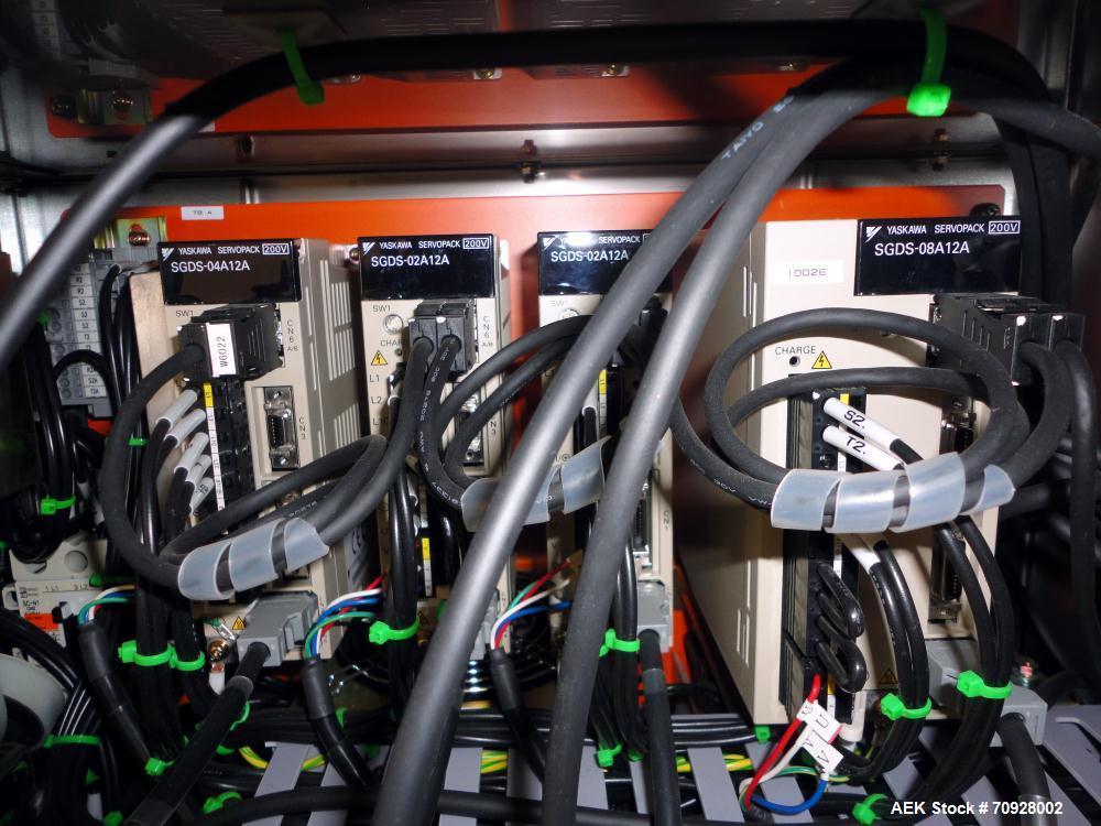 Used Fuji Model FW3400 Alpha VI Horizontal Wrapper. Built 3/2005. Is capable of speeds from 10-300 packages per minute and is now configured 1-up. Product size range: length 1.5" - 17.5", width up to...