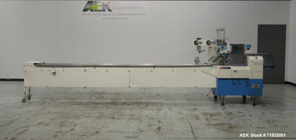 Used Fuji Formost Machinery Model FW-340M2 Horizontal Form Fill Seal Wrapper