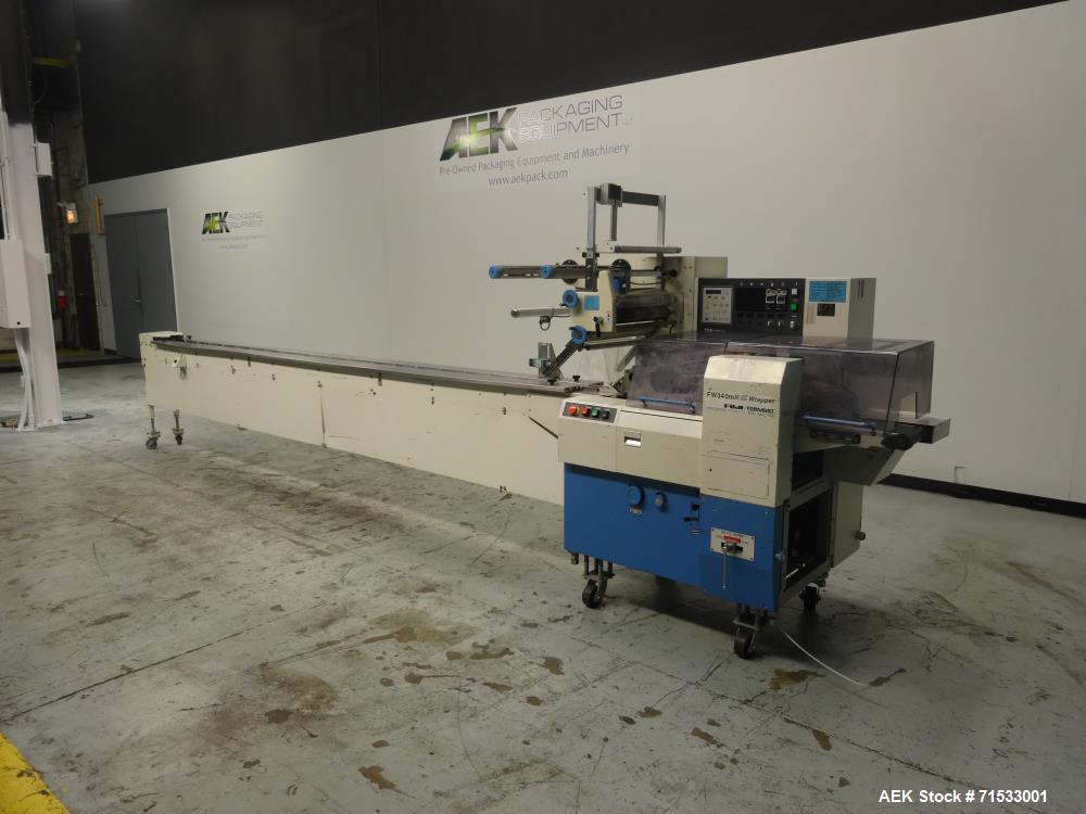 Used Fuji Formost Machinery Model FW-340M2 Horizontal Form Fill Seal Wrapper