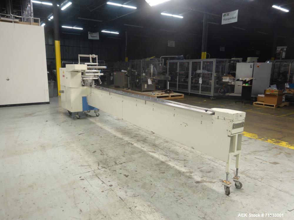 Used Fuji Formost Machinery Model FW-340M2 Horizontal Form Fill Seal Wrapper