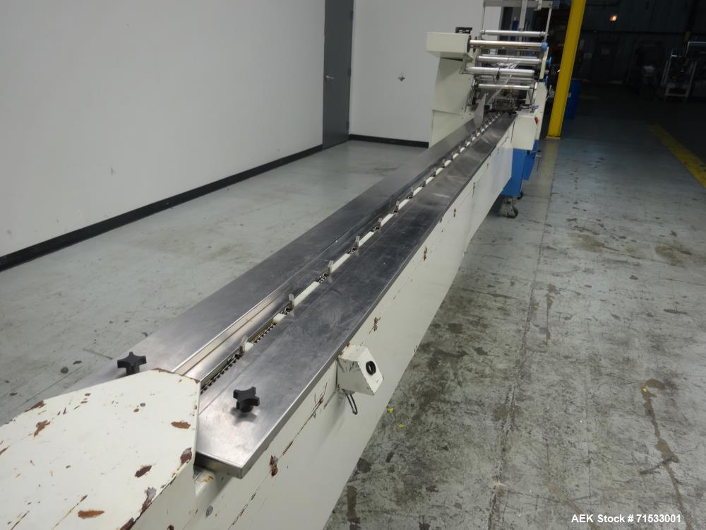 Used Fuji Formost Machinery Model FW-340M2 Horizontal Form Fill Seal Wrapper