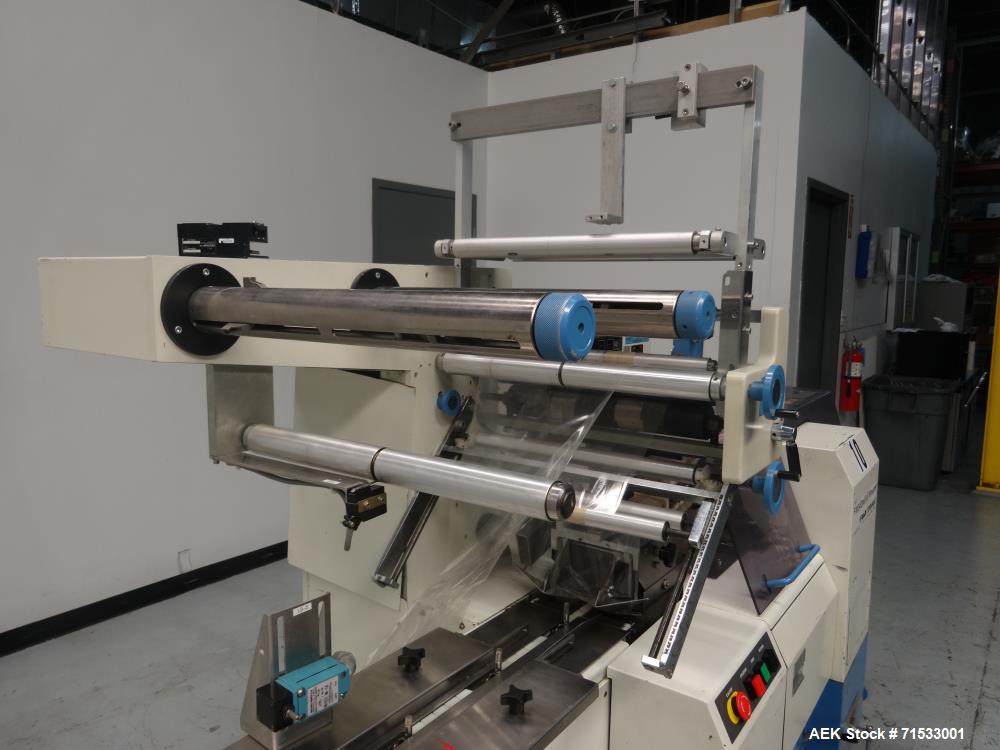 Used Fuji Formost Machinery Model FW-340M2 Horizontal Form Fill Seal Wrapper