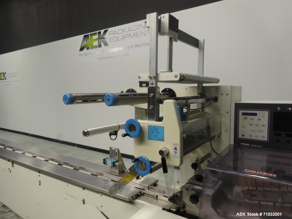 Used Fuji Formost Machinery Model FW-340M2 Horizontal Form Fill Seal Wrapper