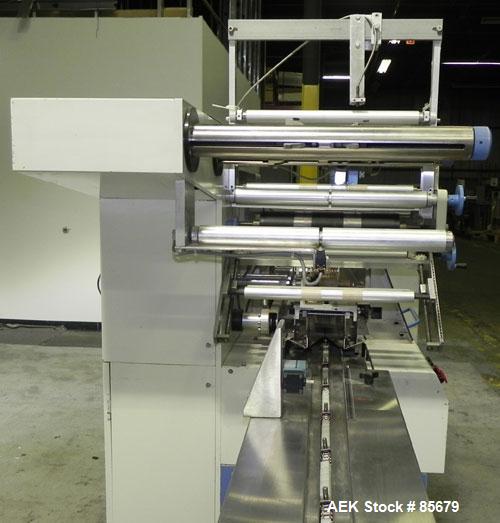 Used Fuji Formost Machinery Model FW-340M2 Horizontal Form Fill Seal Wrapper