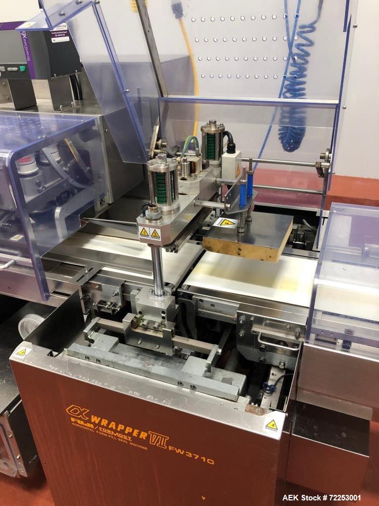 Used Fuji Inverted Seal Box Motion Horizontal Wrapper. Model FW3710BSB Alpha VI
