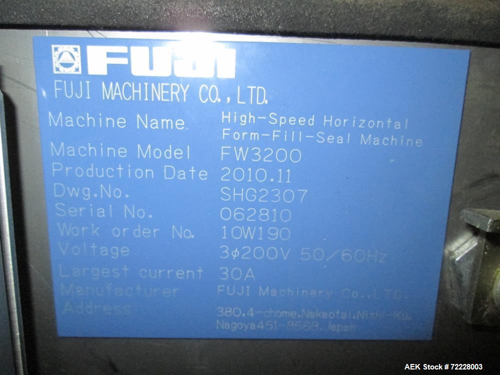 Used- Fuji High Speed Horizontal Form-Fill-Seal Machine