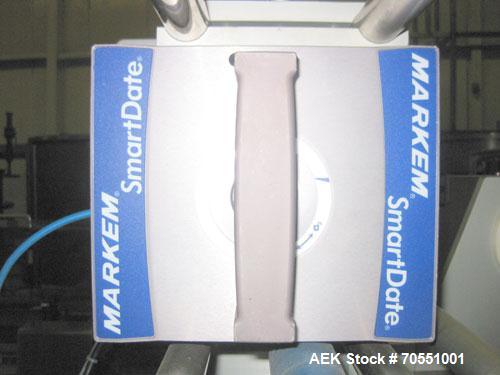 Used Fuji Model FW3400 Alpha VI Horizontal Wrapper capable of speeds from 10-150 packages per minute now configured 1-up. Product size range: length 1.5" - 17.5", width up to 6", height up to 1". Fil...