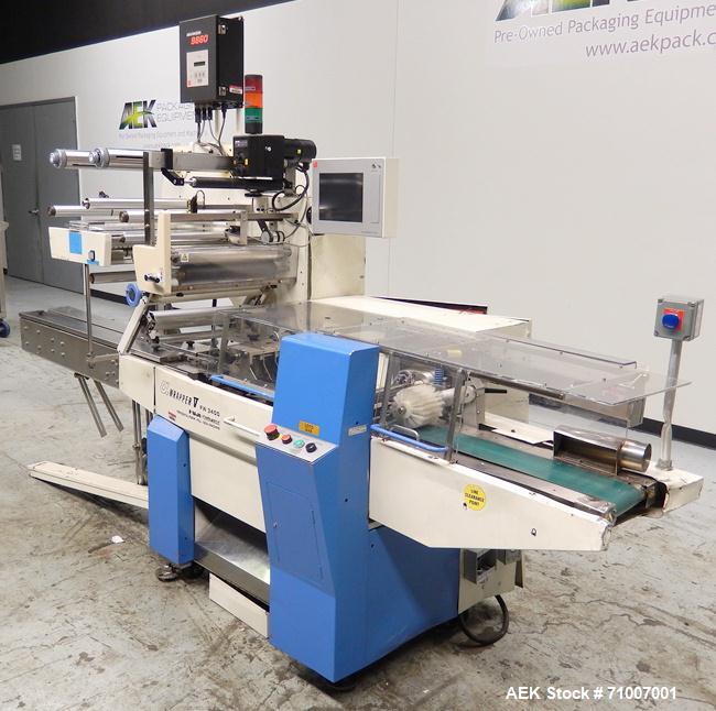 Used Fuji Formost Model FW-3400 Horizontal Form, Fill & Seal Wrapper.