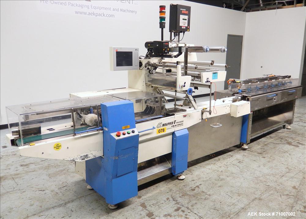 Used Fuji Formost Model FW-3400 Alpha V Horizontal Form, Fill & Seal Wrapper.