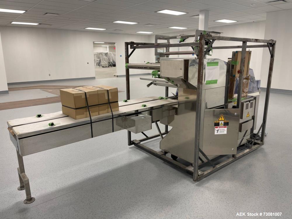 Unused 2021 Fuji Machinery FW3410/B Alpha 8 Automatic Box Motion Wrapper – High-Speed Horizontal Flow Wrapper