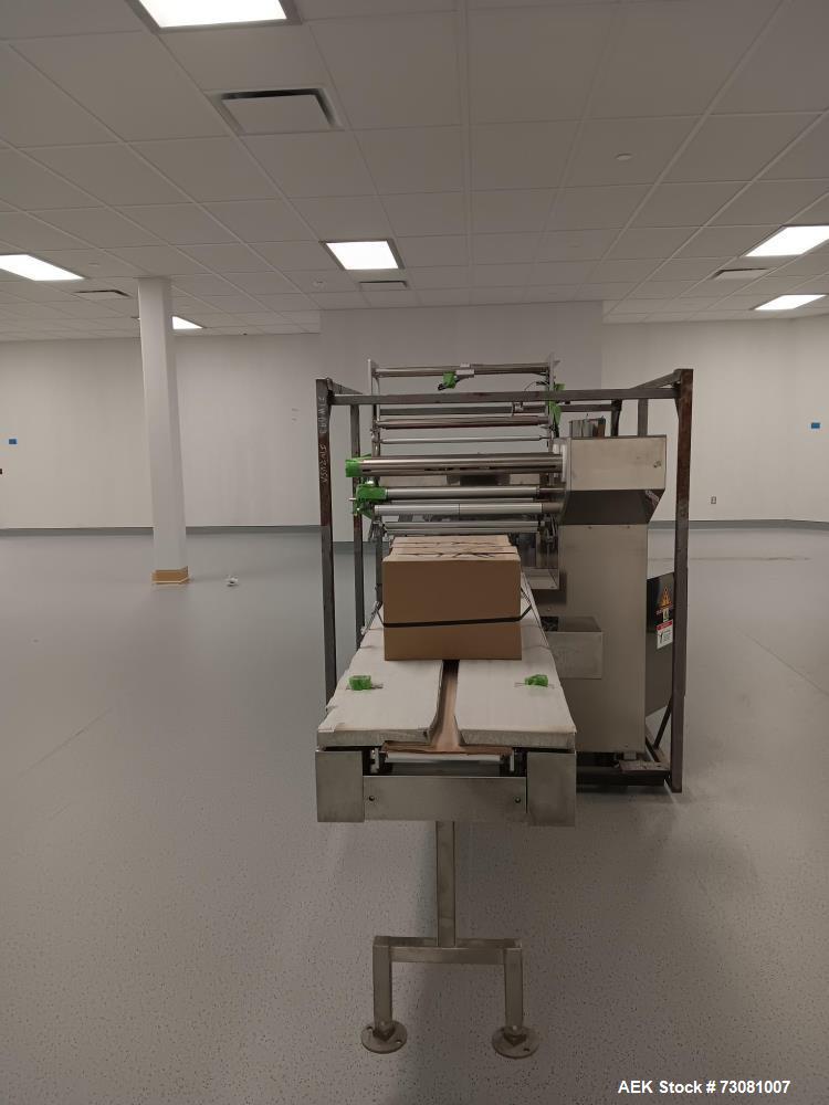 Unused 2021 Fuji Machinery FW3410/B Alpha 8 Automatic Box Motion Wrapper – High-Speed Horizontal Flow Wrapper
