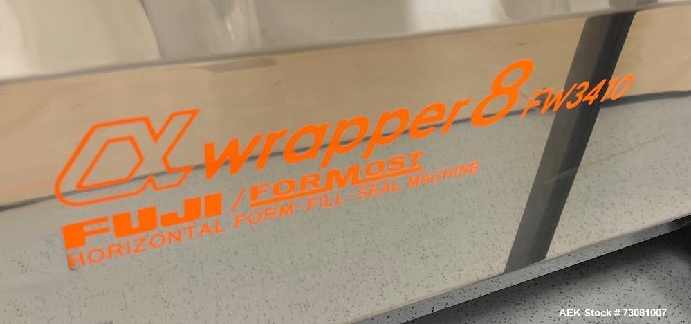 Unused 2021 Fuji Machinery FW3410/B Alpha 8 Automatic Box Motion Wrapper – High-Speed Horizontal Flow Wrapper