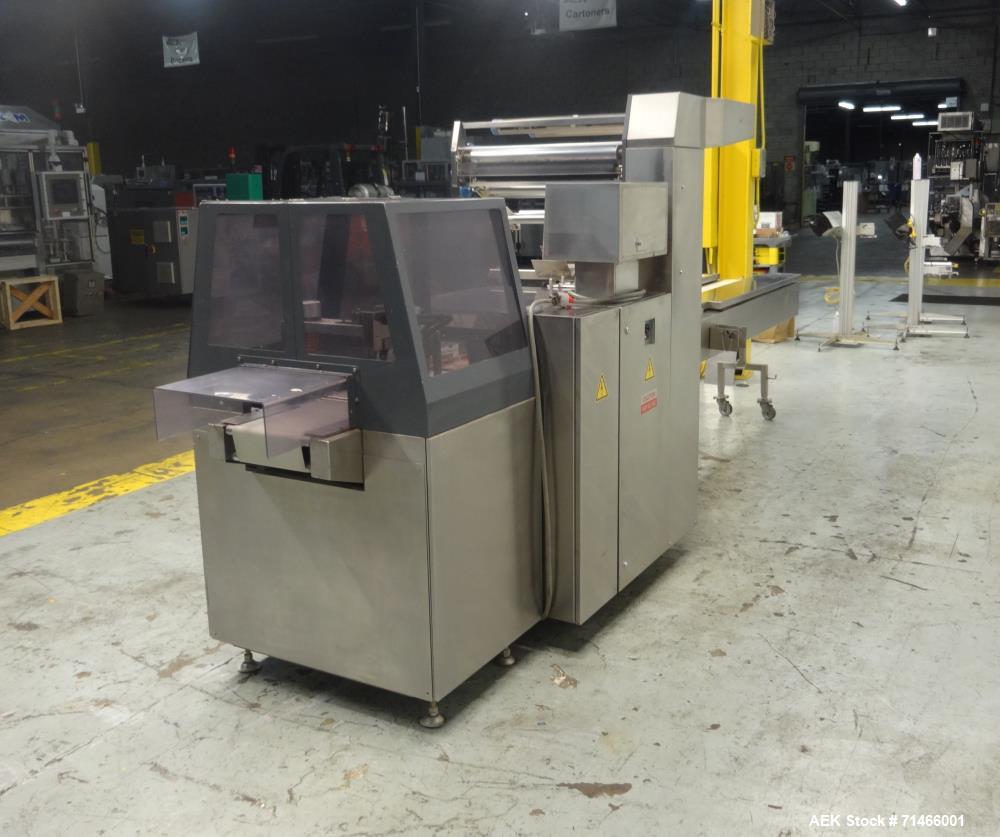 Used Fuji Model 3710B Box Motion Long Dwell Wrapper Up to 5" Height.