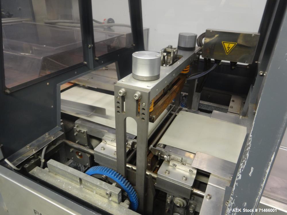 Used Fuji Model 3710B Box Motion Long Dwell Wrapper Up to 5" Height.