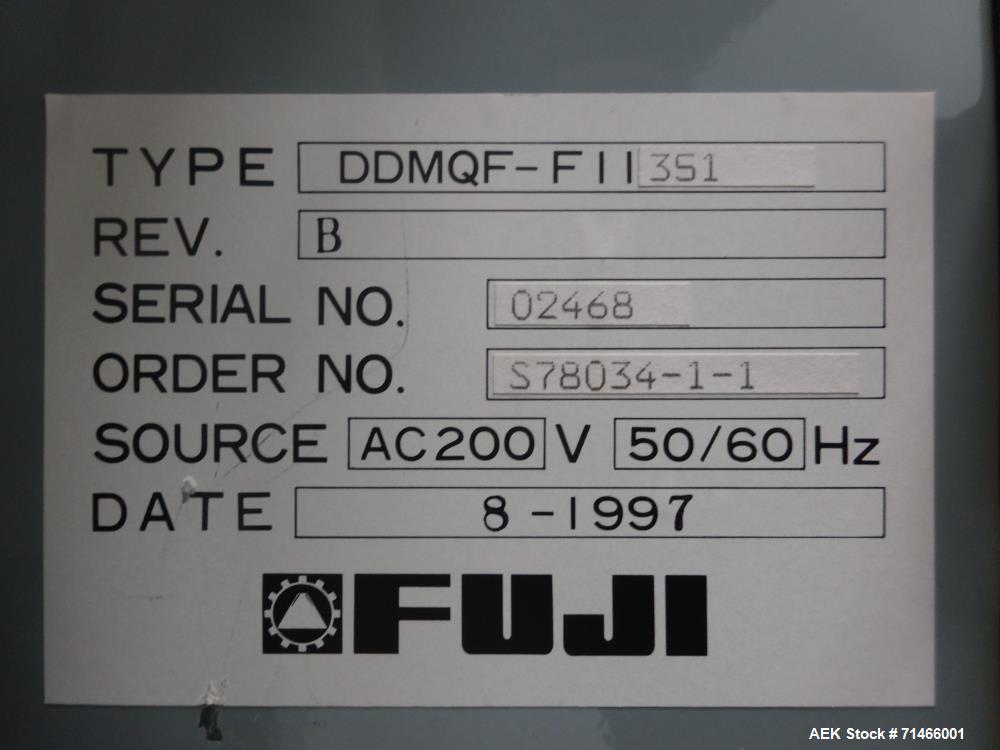 Used Fuji Model 3710B Box Motion Long Dwell Wrapper Up to 5" Height.