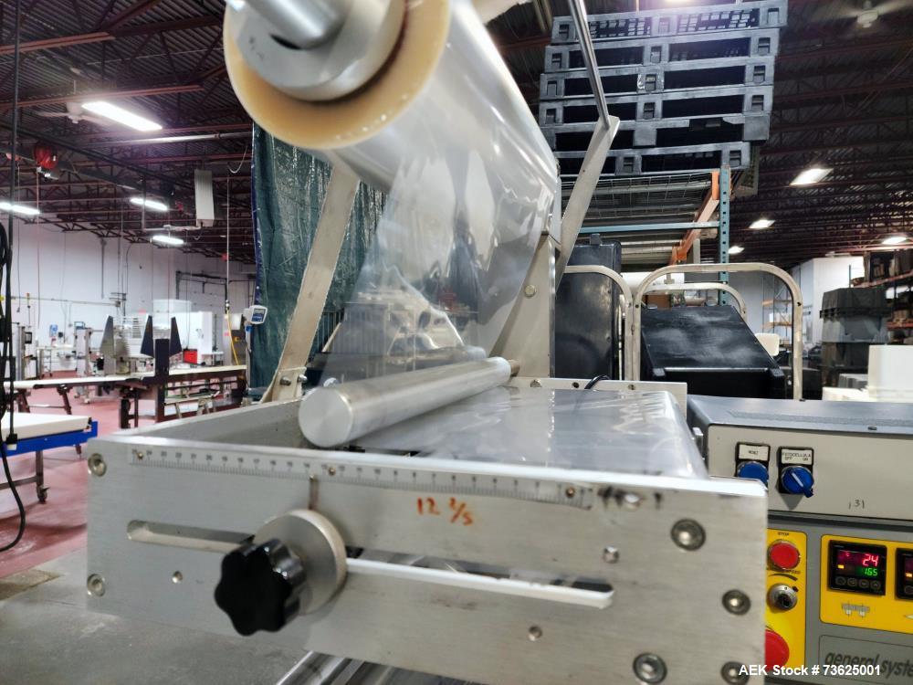 Used General System Pack GSP45 Horizontal Flow Wrapper – 60 PPM Packaging Machine (2003)