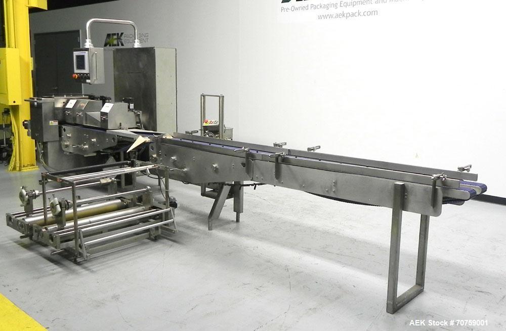 Used George Gordon Accuwrap Inverted Seal Horizontal Servo Flow Wrapper