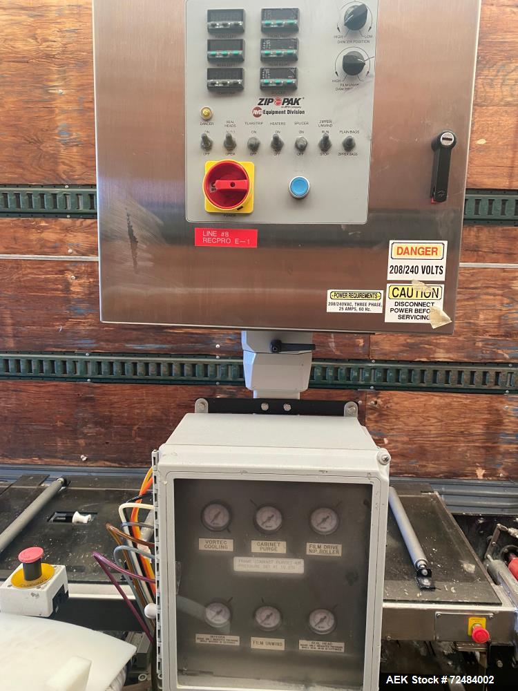 Used-Hayssen RT-1800 Gas Flush Horizontal Form Fill Seal Machine