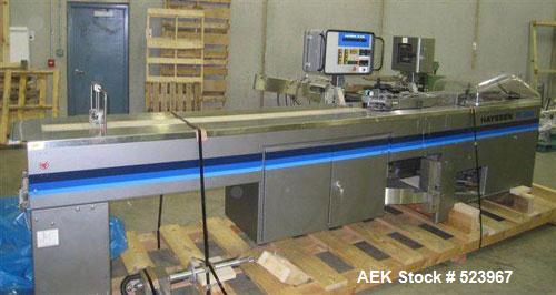 USED: Hayssen RT1000 MAP horizontal wrapper (horizontal form, filland seal machine) capable of speeds up to 160 ppm. Inverted seal withAccutrac film feed system. Package size range: length 4.25" to 1...