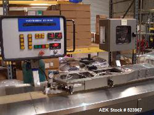 USED: Hayssen RT1000 MAP horizontal wrapper (horizontal form, filland seal machine) capable of speeds up to 160 ppm. Inverted seal withAccutrac film feed system. Package size range: length 4.25" to 1...