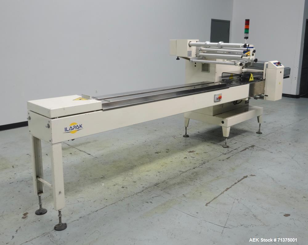 Used Ilapak Model Carrera 1000 PC Automatic Horizontal Flow Wrapper
