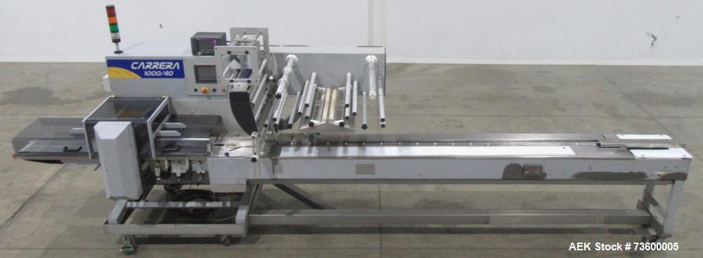 Used Ilapak Carrera 1000 Horizontal Flow Wrapper | High-Speed 2-Up Packaging Sys