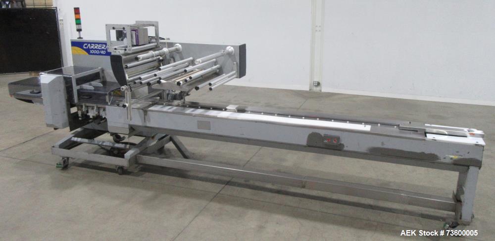 Used Ilapak Carrera 1000 Horizontal Flow Wrapper | High-Speed 2-Up Packaging Sys