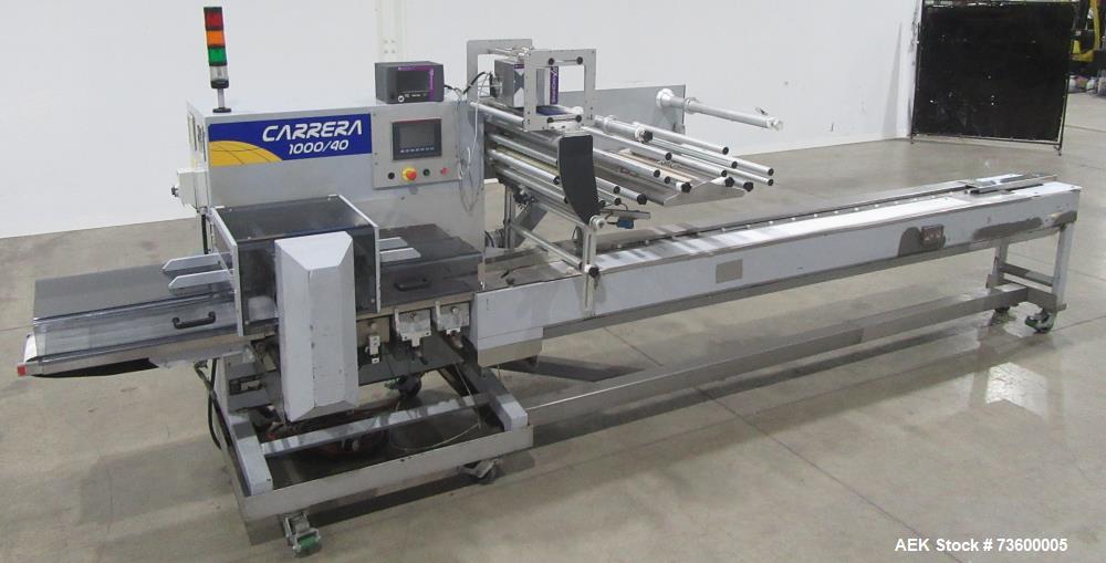 Used Ilapak Carrera 1000 Horizontal Flow Wrapper | High-Speed 2-Up Packaging Sys