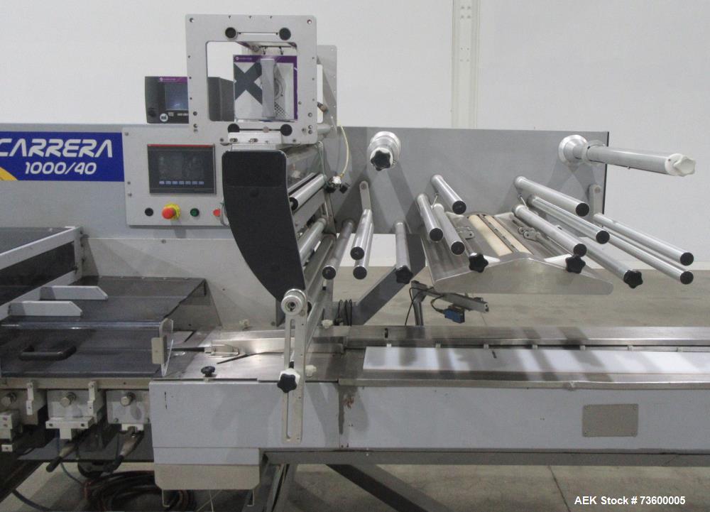 Used Ilapak Carrera 1000 Horizontal Flow Wrapper | High-Speed 2-Up Packaging Sys