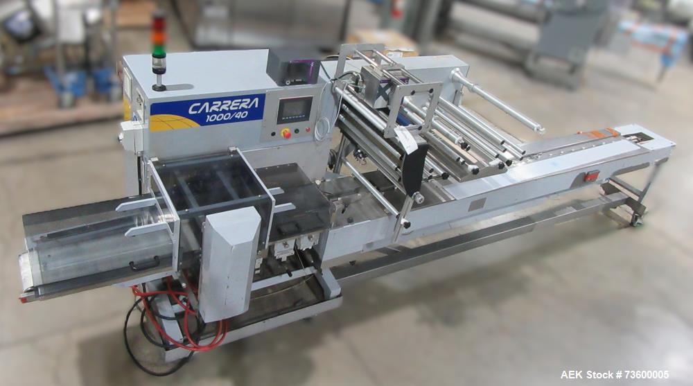 Used Ilapak Carrera 1000 Horizontal Flow Wrapper | High-Speed 2-Up Packaging System