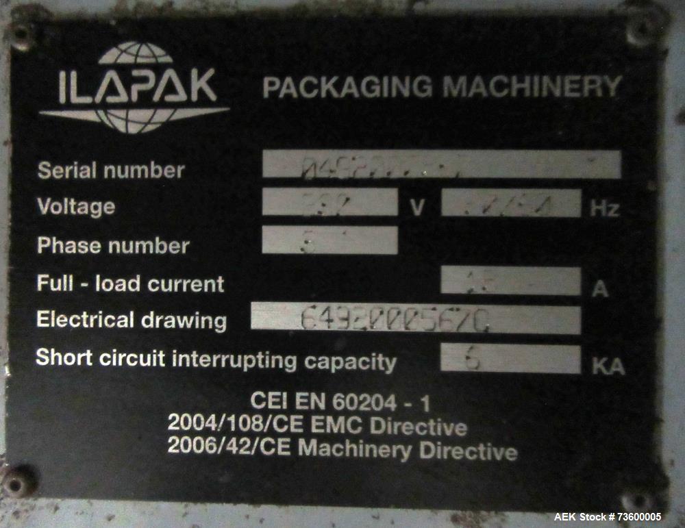 Used Ilapak Carrera 1000 Horizontal Flow Wrapper | High-Speed 2-Up Packaging System