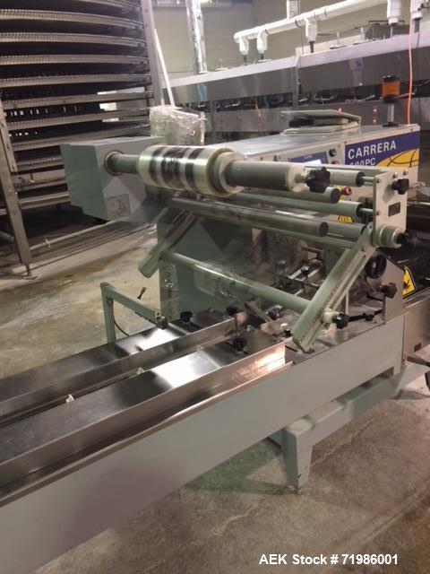 Used Ilapak Carrera 500 PC Print Reg Horiz Flow Wrapper.