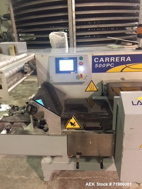 Used Ilapak Carrera 500 PC Print Reg Horiz Flow Wrapper.