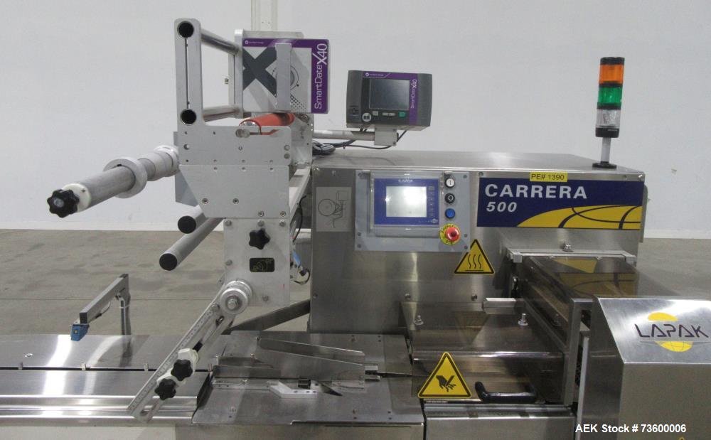 Used Ilapak Carrera 500 Horizontal Flow Wrapper | High-Speed 2-Up Packaging Machine