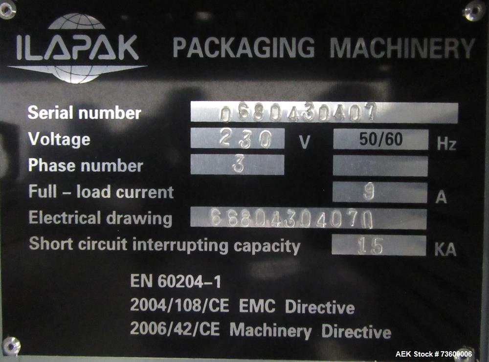 Used Ilapak Carrera 500 Horizontal Flow Wrapper | High-Speed 2-Up Packaging Machine